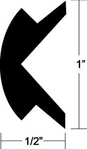 Taco Metals V12-0303WHC50-1 Flex Insert 1inx50ft White - LMC Shop