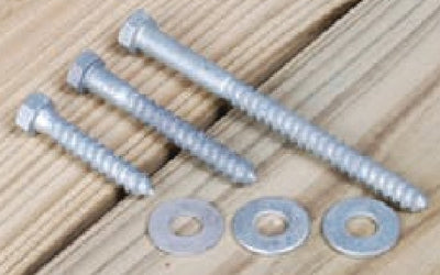 Tiedown Engineering 24289 Dock Hdw Lag Bolt 3/8x3  8/bag - LMC Shop