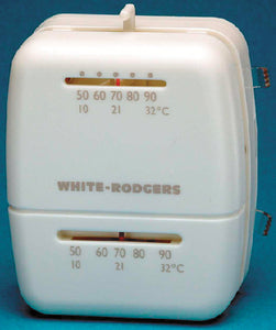 White Rodgers M100 Univ. Heat/cool T-Stat White - LMC Shop