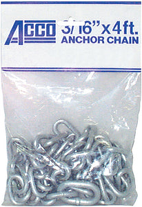 Acco Chain 406940405 Anchor Lead Galv 1/4x5 Ft - LMC Shop