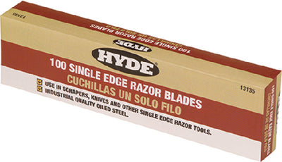 Hyde Tools 13135 Single Edge Razor Blades 100pk - LMC Shop