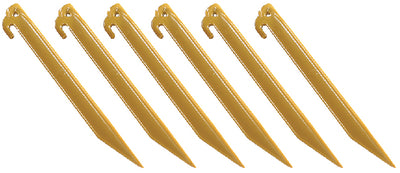 Coleman 2000016449 Tent Stakes Yellow 6/pk - LMC Shop