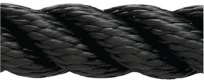 New England Ropes 70141200600 Premium Nylon 3/8 X 600 Black - LMC Shop