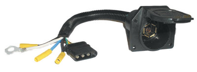 Pollak 12-723EP 4way Flat to 7way Rv Socket Ad - LMC Shop