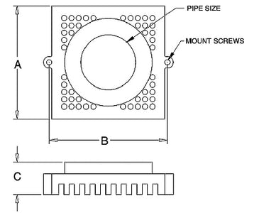 Groco BS-2500 2.5  Bilge Strainer - LMC Shop