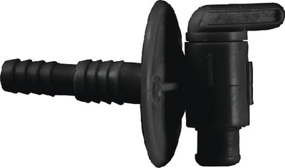 JR Products 04-62415 Dual Barbed Drain Cock Black - LMC Shop