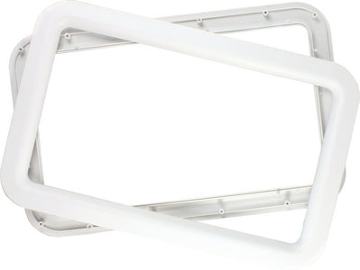 JR Products 11011 Deluxe Door Window Frame Wht - LMC Shop