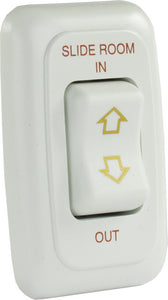 JR Products 12075 Single Sld-Out Sw Ass/bezel Wh - LMC Shop