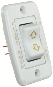 JR Products 12345 Single Slideout Switch White - LMC Shop