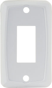 JR Products 12841-5 Single Face Plate White Pk5 - LMC Shop
