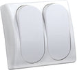JR Products 13585 Mod. Spst On/off Double Sw Wht - LMC Shop