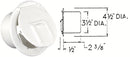 JR Products 370-2-a Round Elect Cable Hatch p.wht - LMC Shop
