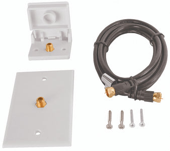 RV Designer T201 Tv Hook Up Kit-White - LMC Shop
