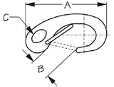 Sea-Dog Line 154300 Snap Hook Spring Gate s.s. - LMC Shop