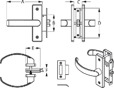 Sea-Dog Line 221610-1 Stainless Door Handle Latch - LMC Shop