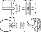 Sea-Dog Line 221610-1 Stainless Door Handle Latch - LMC Shop