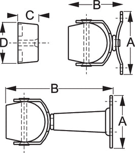 Sea-Dog Line 221755-1 Ss Magnetic Door Stop 3 - LMC Shop