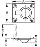 Sea-Dog Line 222410-1 Chrome Brass Ring Pull(large) - LMC Shop