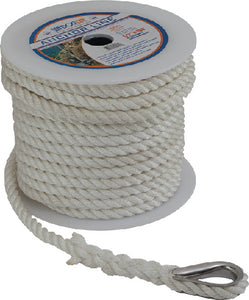 Sea-Dog Line 301110100WH-1 Anchor Line Wh 3/8 X100' 1/pk - LMC Shop