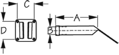 Sea-Dog Line 325190-1 Stainless Removeable Rod Holde - LMC Shop