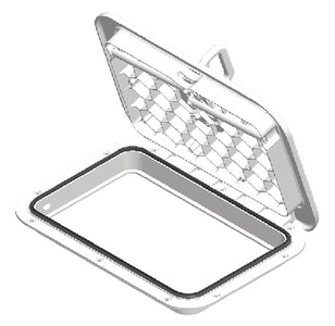 Sea-Dog Line 336520-3 Nylon/pp Rect Deck Hatch White - LMC Shop