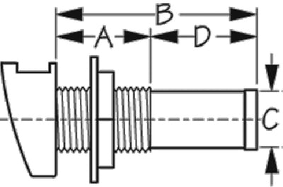 Sea-Dog Line 352100-1 Chrome Zinc Gas Tank Vent 5/8 - LMC Shop