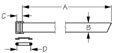 Sea-Dog Line 415094-1 Battery Box Strap - 54 Inch - LMC Shop