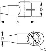 Sea-Dog Line 415196-1 Pvc Terminal Cap - Red (2-2/0) - LMC Shop