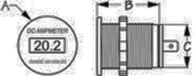 Sea-Dog Line 421620-1 Oled Amp Meter - LMC Shop