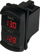 Sea-Dog Line 421636-1 Dual Voltmeter Rocker Switch - LMC Shop