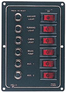 Sea-Dog Line 422800-1 Aluminum Breaker Panel - LMC Shop