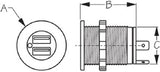 Sea-Dog Line 426515-1 Double Usb Power Socket - LMC Shop