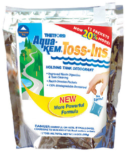 Thetford 36535 Aqua Kem Toss Ins 10/1 Oz Pks - LMC Shop