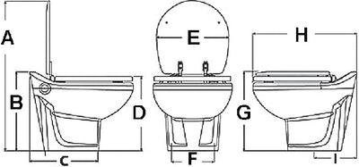 Thetford 38485 Easyfit Eco Hi Wht 12v Toilet - LMC Shop