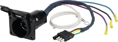 Hopkins Mfg 47205 7 Way Rv Blade Connector Harne - LMC Shop