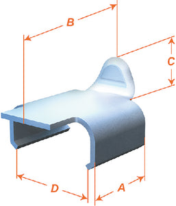 Camso AFT120114 Clip Round Short Guide 10/pk - LMC Shop