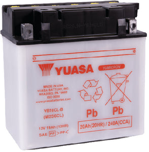 Yuasa YUAM2S6CL Battery Yb16cl-B Conv - LMC Shop