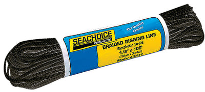 Seachoice 40511 Braid Rigg Line-Blk-1/8 X 100' - LMC Shop