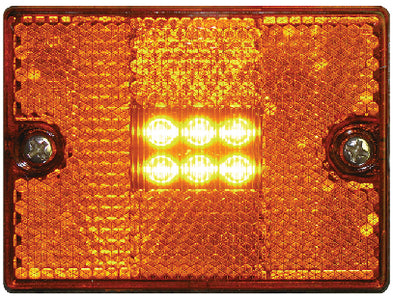Seachoice MCL36ASSCH Led Amber Square Stud-Mount - LMC Shop