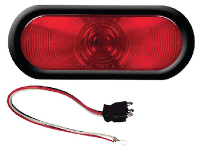 Seachoice ST70RKSCH Sealed Tail Light 6  Oval Red - LMC Shop