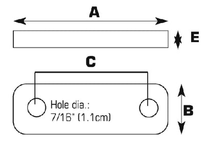 Seachoice 55221 Frame Strap-3  2/cd - LMC Shop