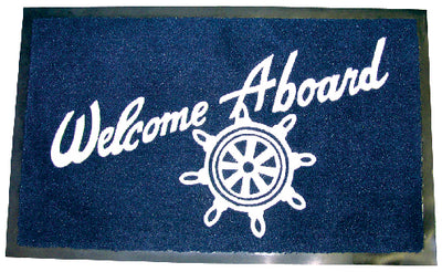 Seachoice 78180 Welcome Aboard Mat-Navy - LMC Shop