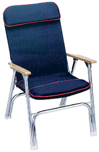 Seachoice 78511 Padded Deck Chair W/red Piping - LMC Shop