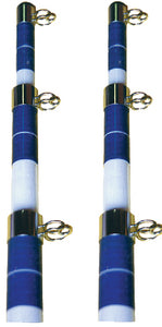 Seachoice 50-88201 Tele Outrigr Pole-15'wht/blu - LMC Shop
