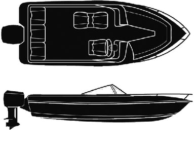 Seachoice 50-97421 18'6  V-Hull With O/b Cover - LMC Shop