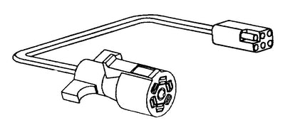 RV Pigtails 40015 7-6 Way 36  Pig Black-Jayco - LMC Shop