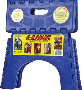B&R Plastics 101-6SB E-Z Foldz Step Stool - S Blue - LMC Shop
