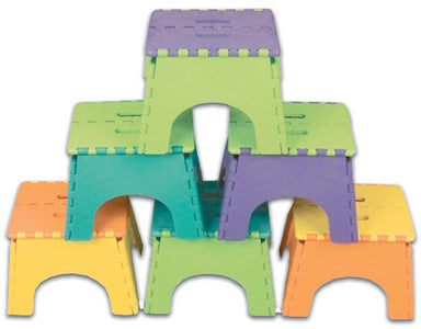 B&R Plastics 101-6TT 9in Foldz 2-Tone Assort 6/case - LMC Shop