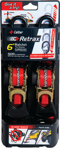 Caliber 13412 Tiedown-Retrac 6ft 2/pk - LMC Shop