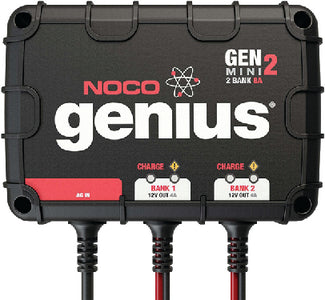 Noco GENM2 8a 2 Bank Onboard Battery Char - LMC Shop